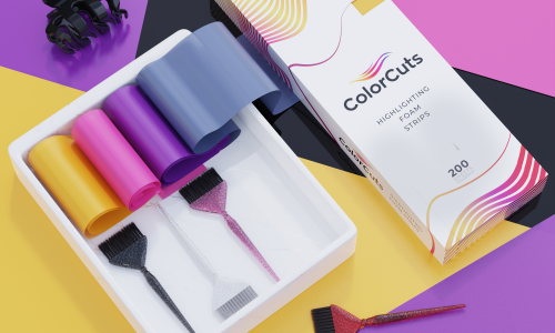 újrafelhasználható színezőcsíkok colorcuts